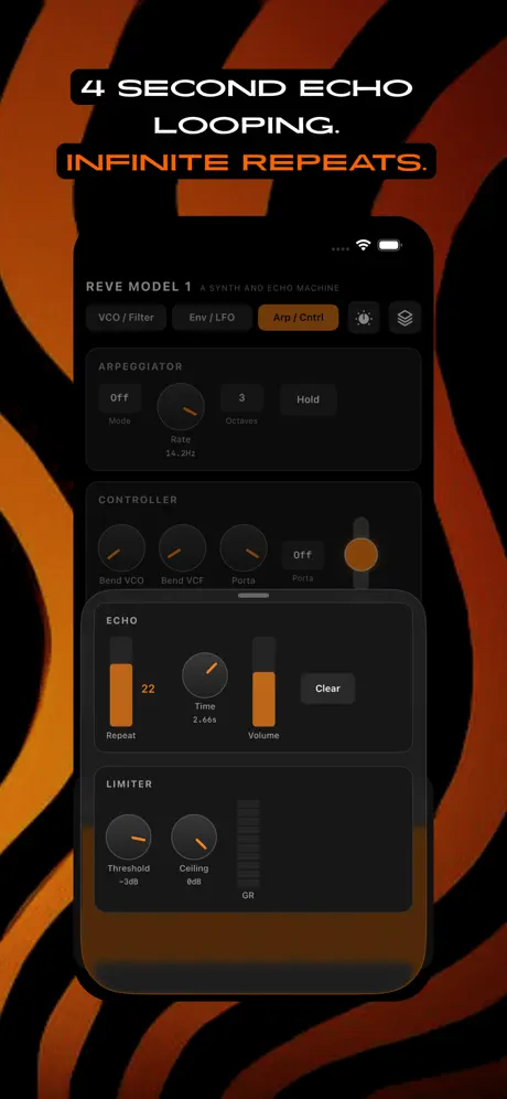 REVE Model 1: echo and limiter FX rack